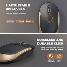 VssoPlor Wireless Mouse Black and Gold Review