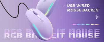 Seenda Wired RGB Mouse Purple Review