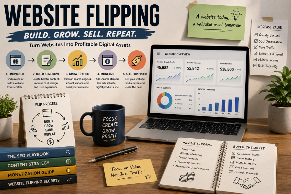 Website Flipping: Build, Grow, Sell, Repeat
