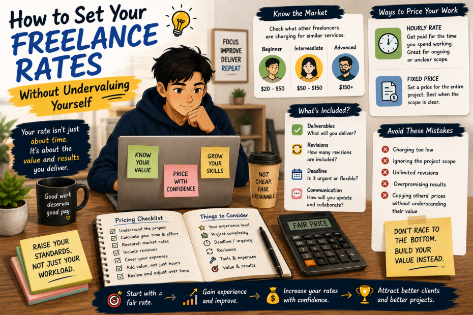 How to Set Your Freelance Rates Without Undervaluing Yourself