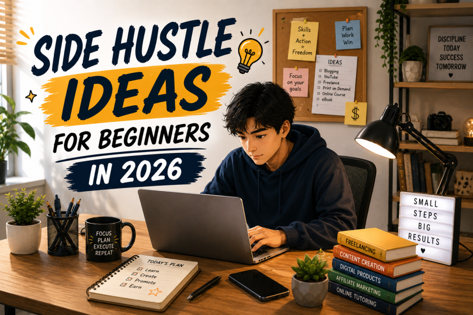 Side Hustle Ideas for Beginners in 2026