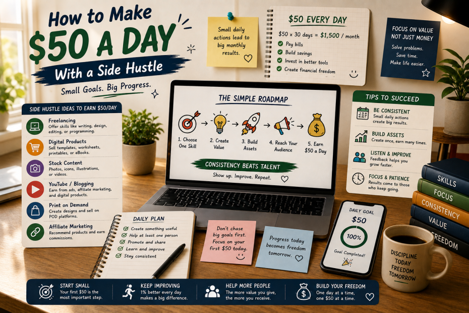 A Realistic Roadmap to Earning $50 a Day as a Freelancer