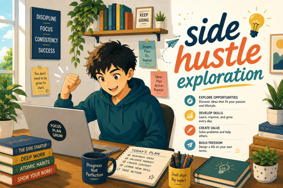 9 side hustles that only need a laptop and Wi-Fi — real beginner pay data for writing, tutoring, design, and more, with zero extra equipment cost.